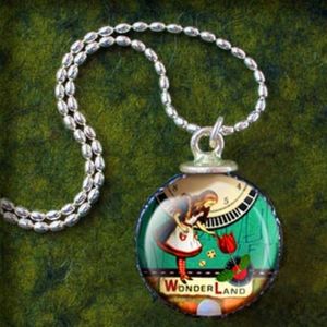 Alice In Wonderland Shadowbox Necklace
